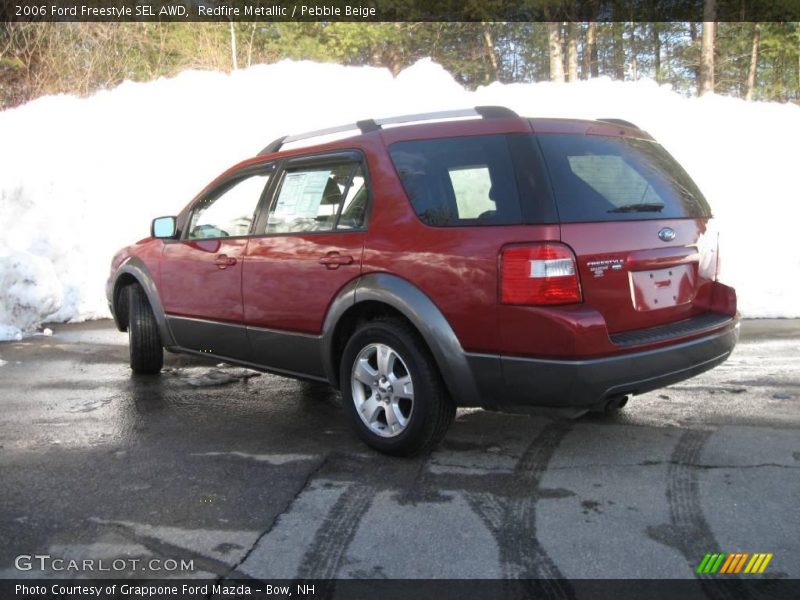 Redfire Metallic / Pebble Beige 2006 Ford Freestyle SEL AWD