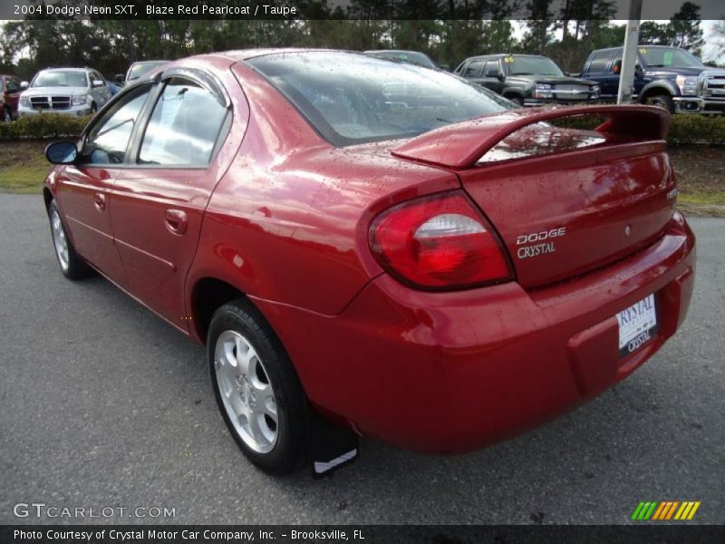 Blaze Red Pearlcoat / Taupe 2004 Dodge Neon SXT