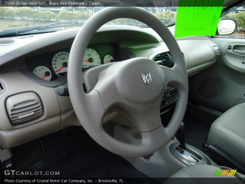 Blaze Red Pearlcoat / Taupe 2004 Dodge Neon SXT