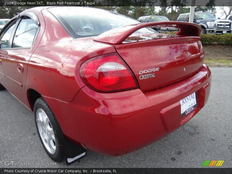 Blaze Red Pearlcoat / Taupe 2004 Dodge Neon SXT