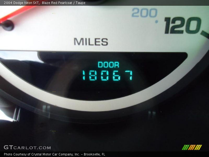 Blaze Red Pearlcoat / Taupe 2004 Dodge Neon SXT