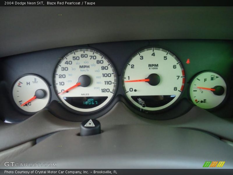 Blaze Red Pearlcoat / Taupe 2004 Dodge Neon SXT