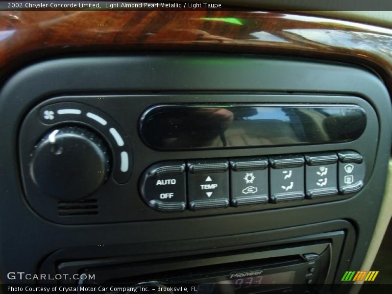Controls of 2002 Concorde Limited