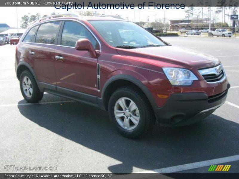 Ruby Red / Gray 2008 Saturn VUE XE