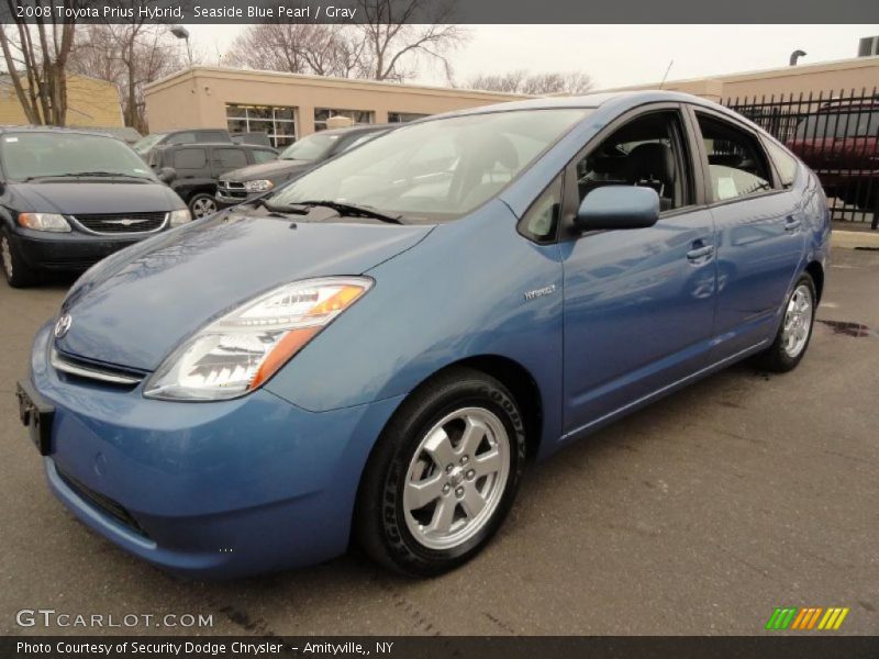 Seaside Blue Pearl / Gray 2008 Toyota Prius Hybrid