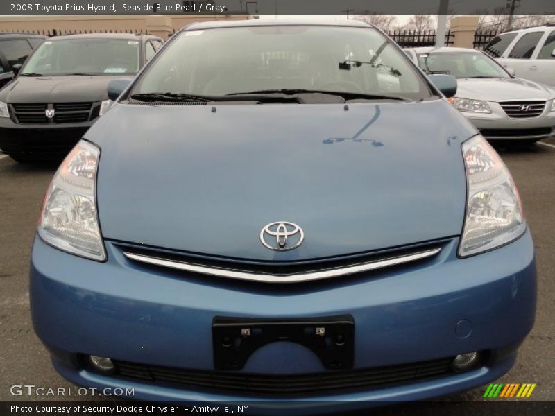 Seaside Blue Pearl / Gray 2008 Toyota Prius Hybrid