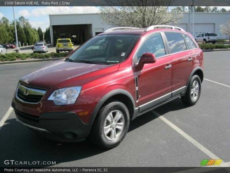 Ruby Red / Gray 2008 Saturn VUE XE