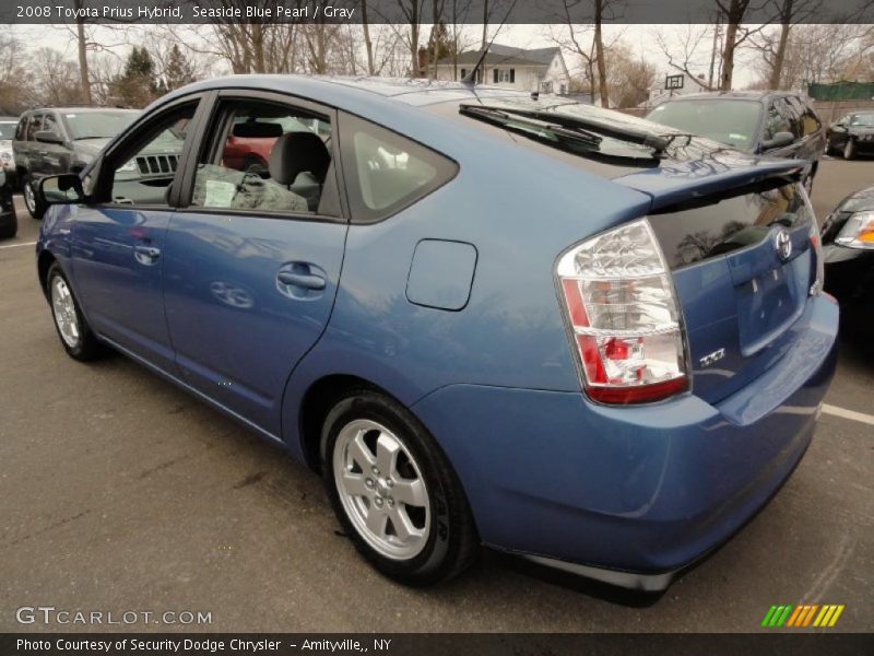 Seaside Blue Pearl / Gray 2008 Toyota Prius Hybrid