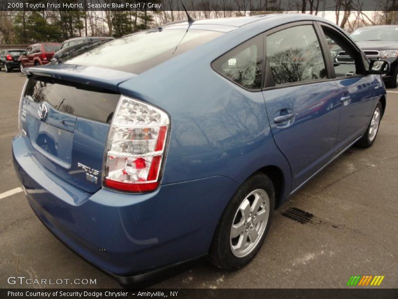 Seaside Blue Pearl / Gray 2008 Toyota Prius Hybrid