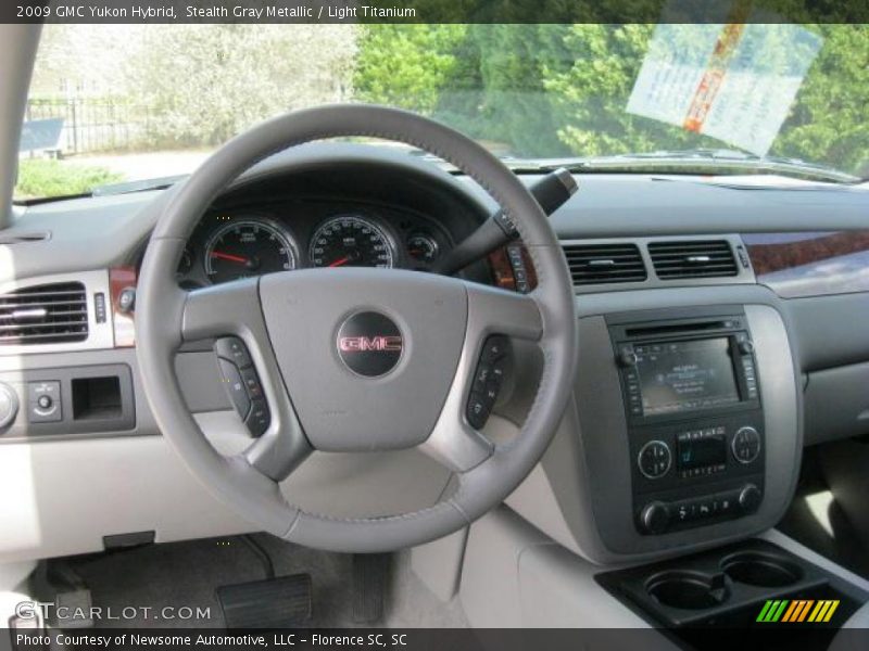 Stealth Gray Metallic / Light Titanium 2009 GMC Yukon Hybrid