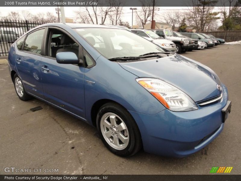 Seaside Blue Pearl / Gray 2008 Toyota Prius Hybrid
