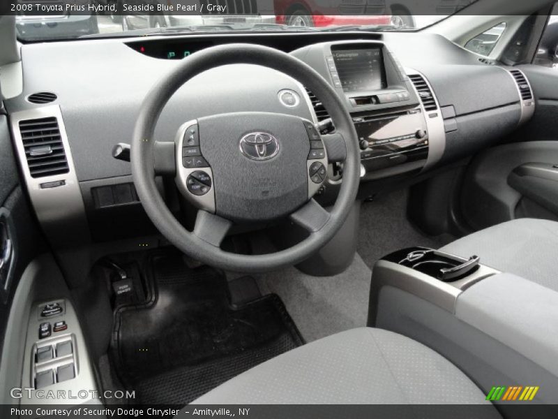 Seaside Blue Pearl / Gray 2008 Toyota Prius Hybrid