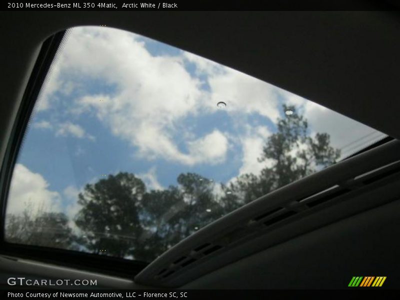 Arctic White / Black 2010 Mercedes-Benz ML 350 4Matic