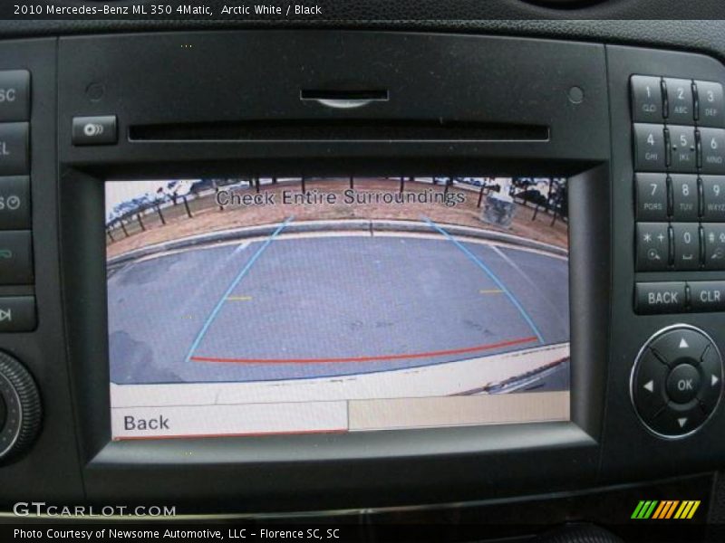 Arctic White / Black 2010 Mercedes-Benz ML 350 4Matic
