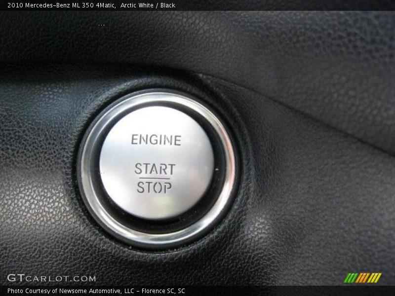 Arctic White / Black 2010 Mercedes-Benz ML 350 4Matic