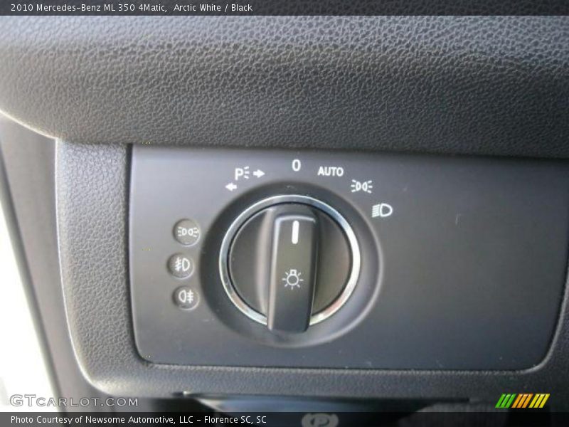 Arctic White / Black 2010 Mercedes-Benz ML 350 4Matic