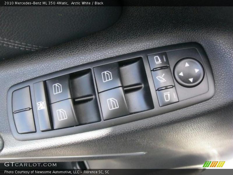 Arctic White / Black 2010 Mercedes-Benz ML 350 4Matic