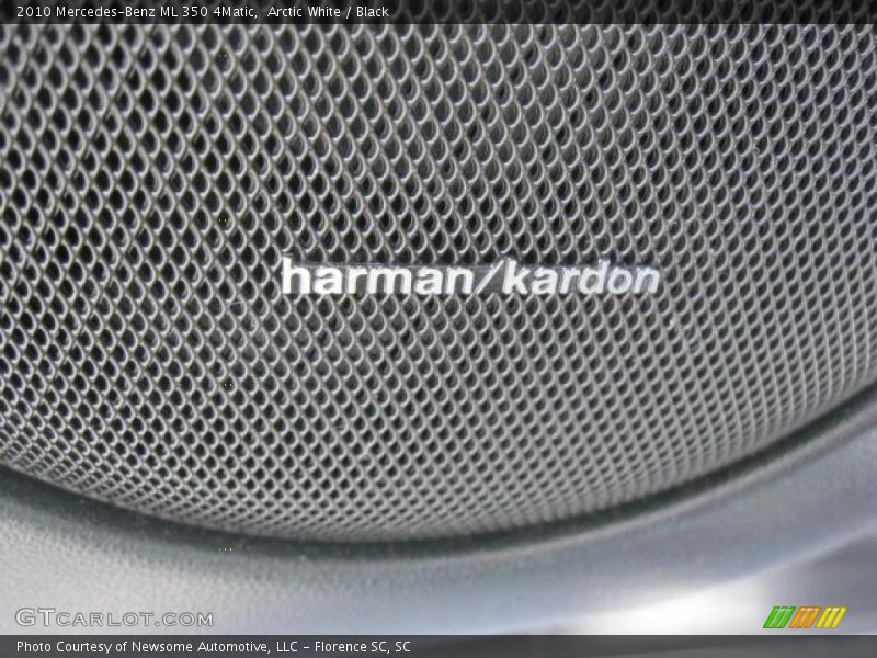 Arctic White / Black 2010 Mercedes-Benz ML 350 4Matic
