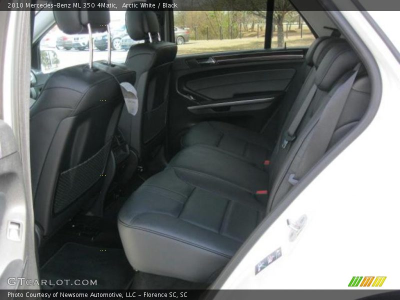 Arctic White / Black 2010 Mercedes-Benz ML 350 4Matic