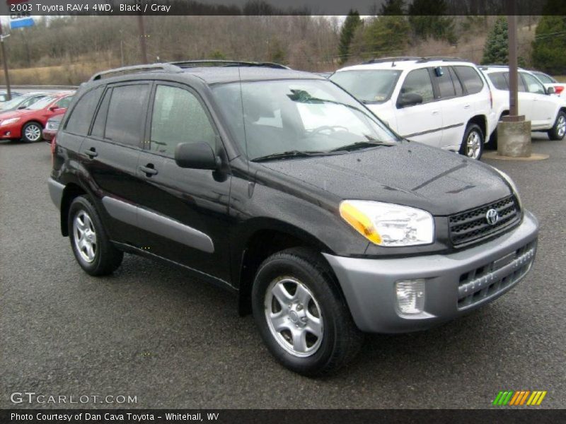 Black / Gray 2003 Toyota RAV4 4WD