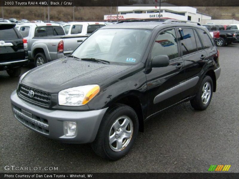 Black / Gray 2003 Toyota RAV4 4WD