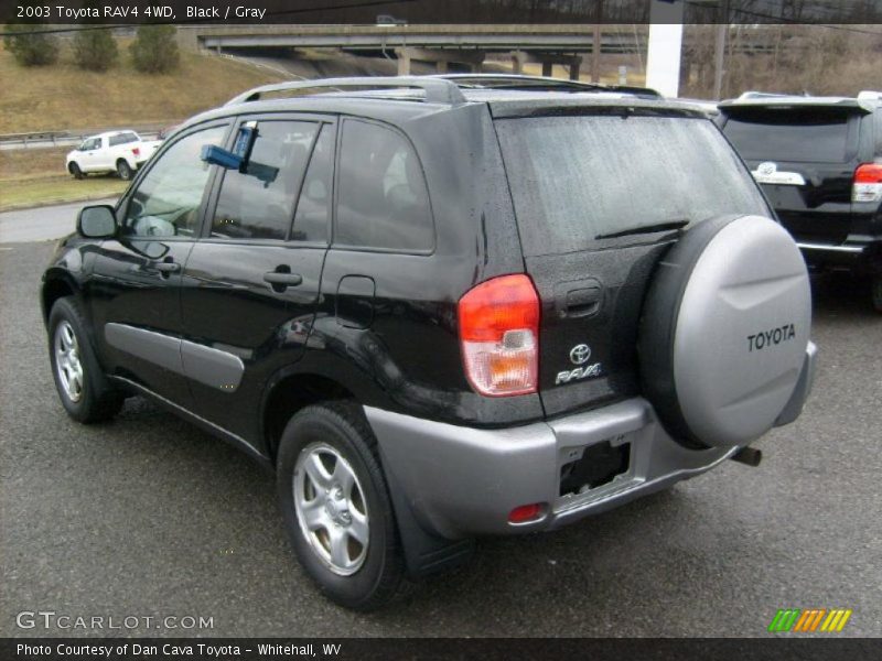 Black / Gray 2003 Toyota RAV4 4WD