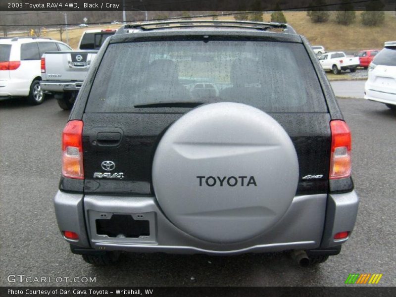 Black / Gray 2003 Toyota RAV4 4WD
