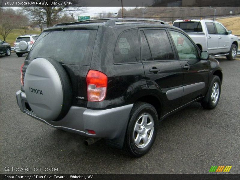 Black / Gray 2003 Toyota RAV4 4WD