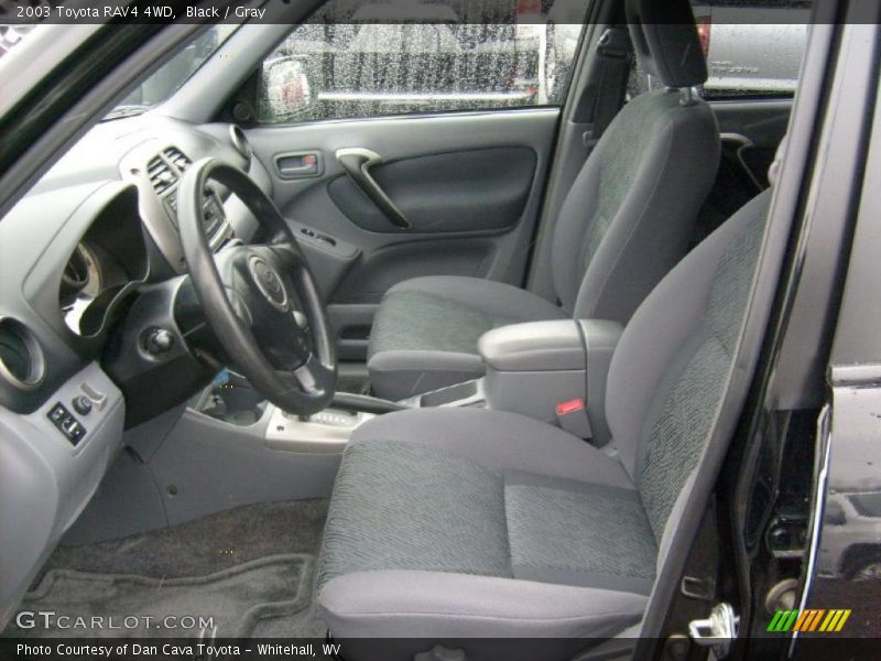 Black / Gray 2003 Toyota RAV4 4WD