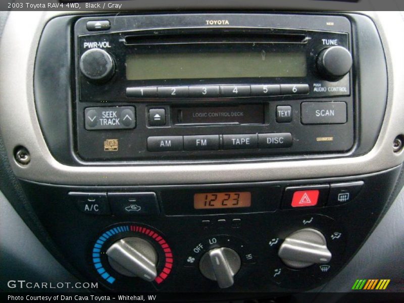 Black / Gray 2003 Toyota RAV4 4WD