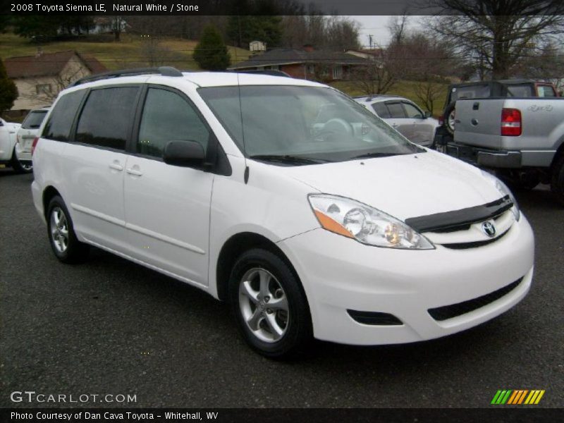 Natural White / Stone 2008 Toyota Sienna LE