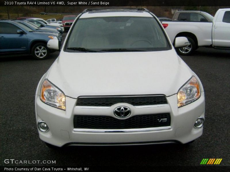 Super White / Sand Beige 2010 Toyota RAV4 Limited V6 4WD
