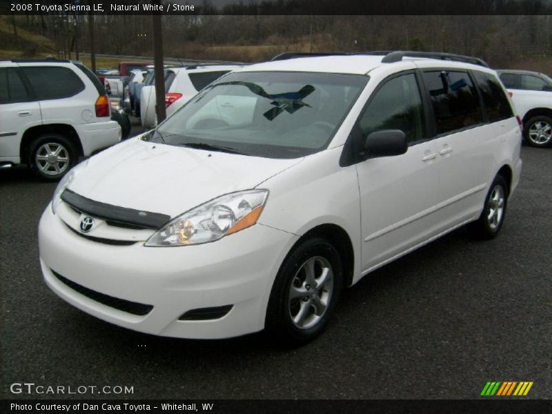 Natural White / Stone 2008 Toyota Sienna LE