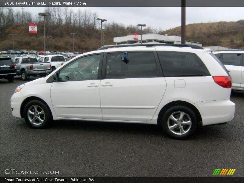 Natural White / Stone 2008 Toyota Sienna LE