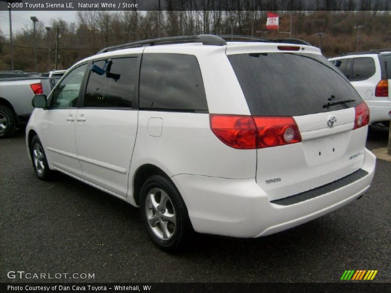 Natural White / Stone 2008 Toyota Sienna LE