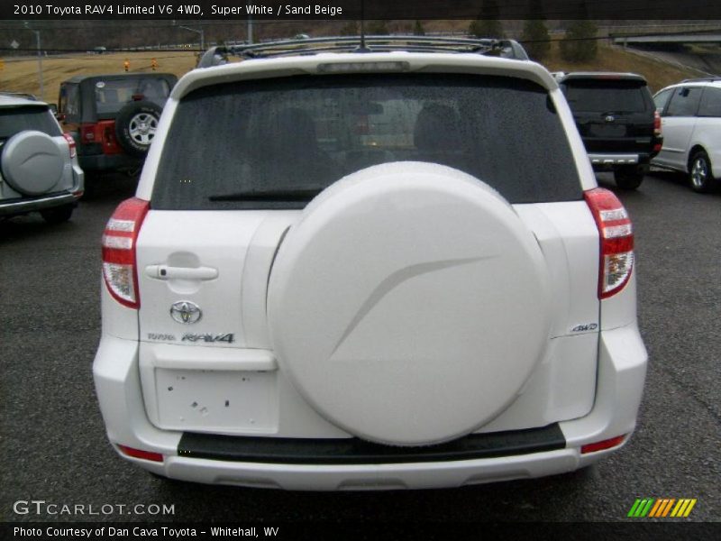 Super White / Sand Beige 2010 Toyota RAV4 Limited V6 4WD