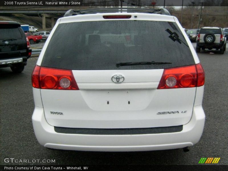 Natural White / Stone 2008 Toyota Sienna LE