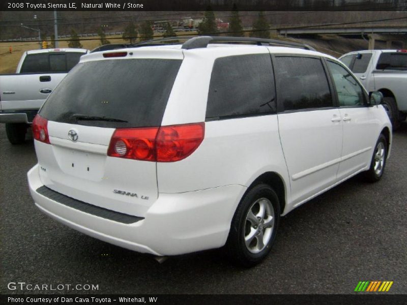 Natural White / Stone 2008 Toyota Sienna LE
