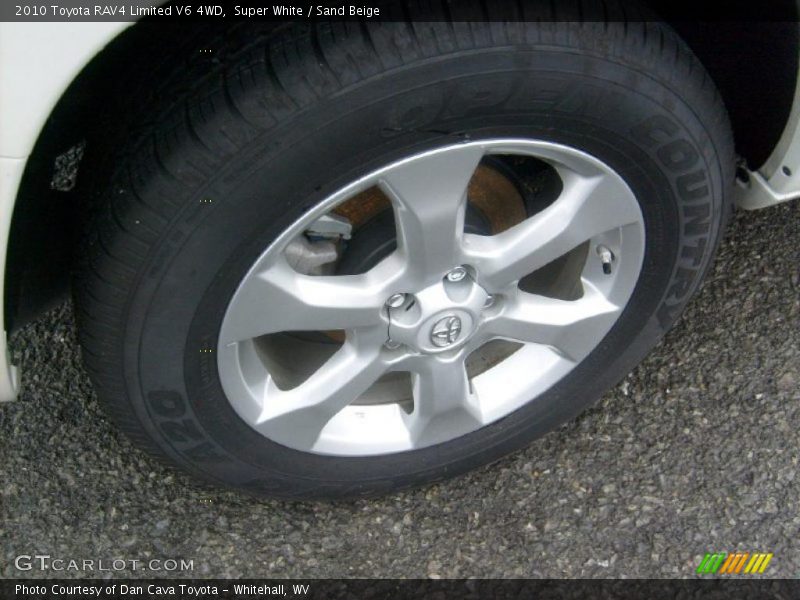 Super White / Sand Beige 2010 Toyota RAV4 Limited V6 4WD