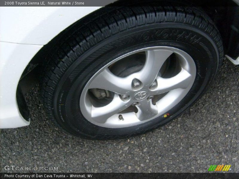 Natural White / Stone 2008 Toyota Sienna LE