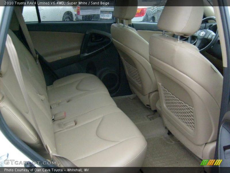 Super White / Sand Beige 2010 Toyota RAV4 Limited V6 4WD