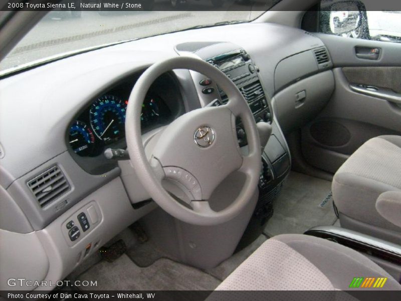 Natural White / Stone 2008 Toyota Sienna LE
