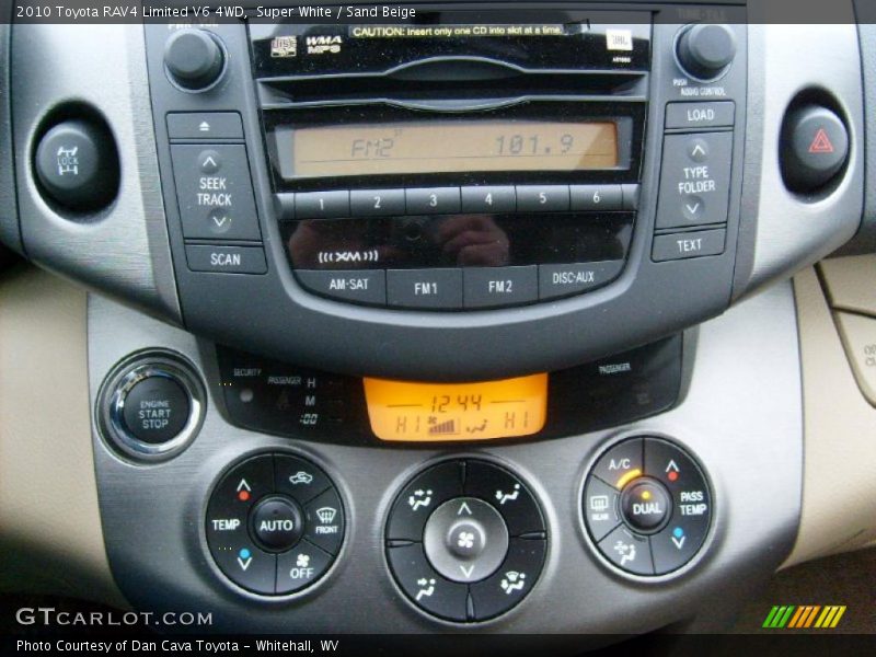 Super White / Sand Beige 2010 Toyota RAV4 Limited V6 4WD