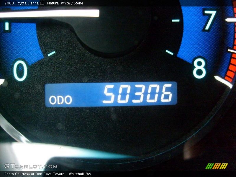 Natural White / Stone 2008 Toyota Sienna LE