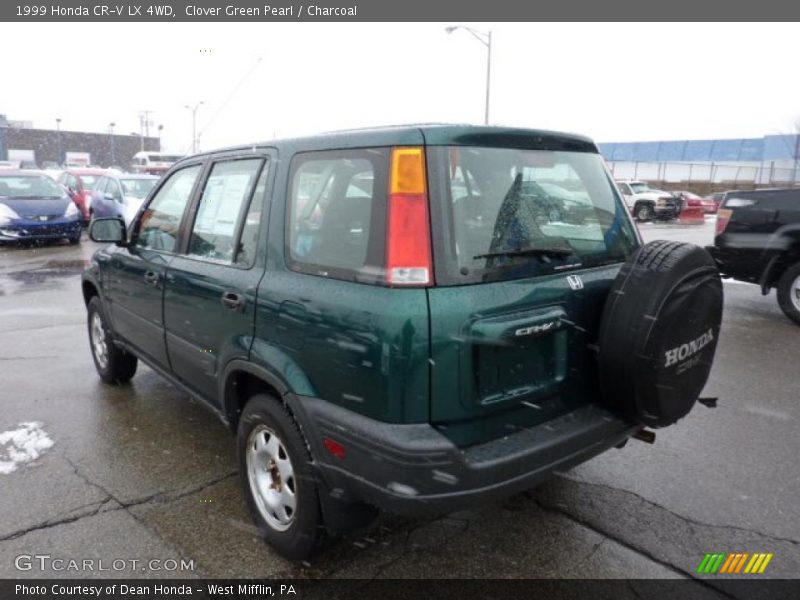 Clover Green Pearl / Charcoal 1999 Honda CR-V LX 4WD