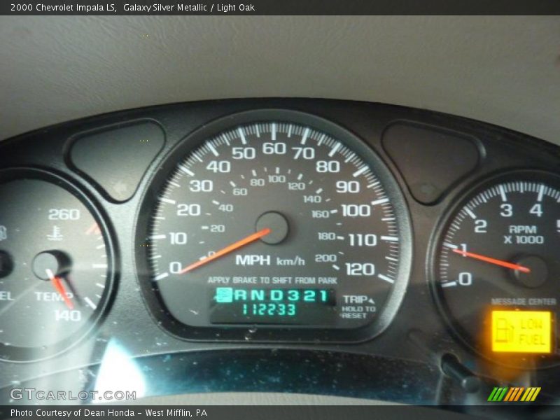 Galaxy Silver Metallic / Light Oak 2000 Chevrolet Impala LS