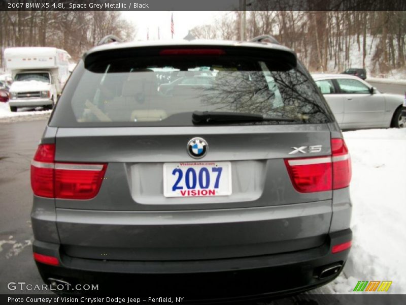 Space Grey Metallic / Black 2007 BMW X5 4.8i