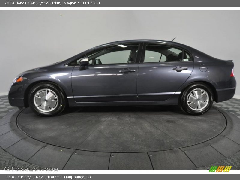 Magnetic Pearl / Blue 2009 Honda Civic Hybrid Sedan