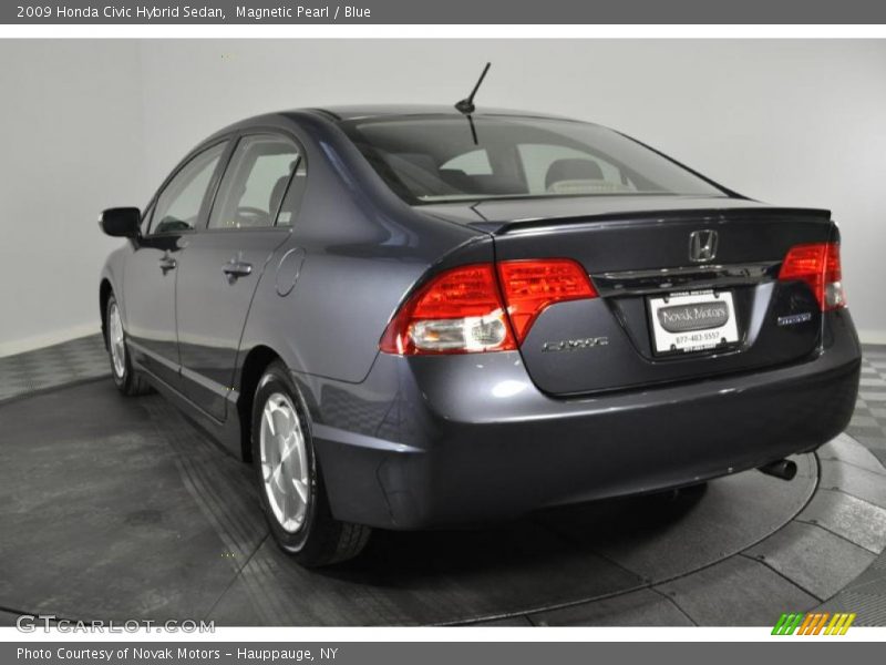 Magnetic Pearl / Blue 2009 Honda Civic Hybrid Sedan