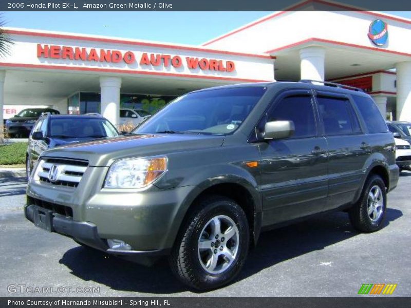 Amazon Green Metallic / Olive 2006 Honda Pilot EX-L